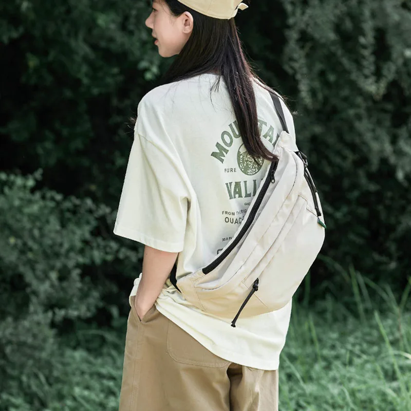 

New Trendy Crossbody Bag, Niche Versatile Casual Bag, Unisex Chest Bag, Student Backpack, Outdoor Travel Bag, Commuter Shopping Shoulder Bag, Multi-Pocket Storage Bag