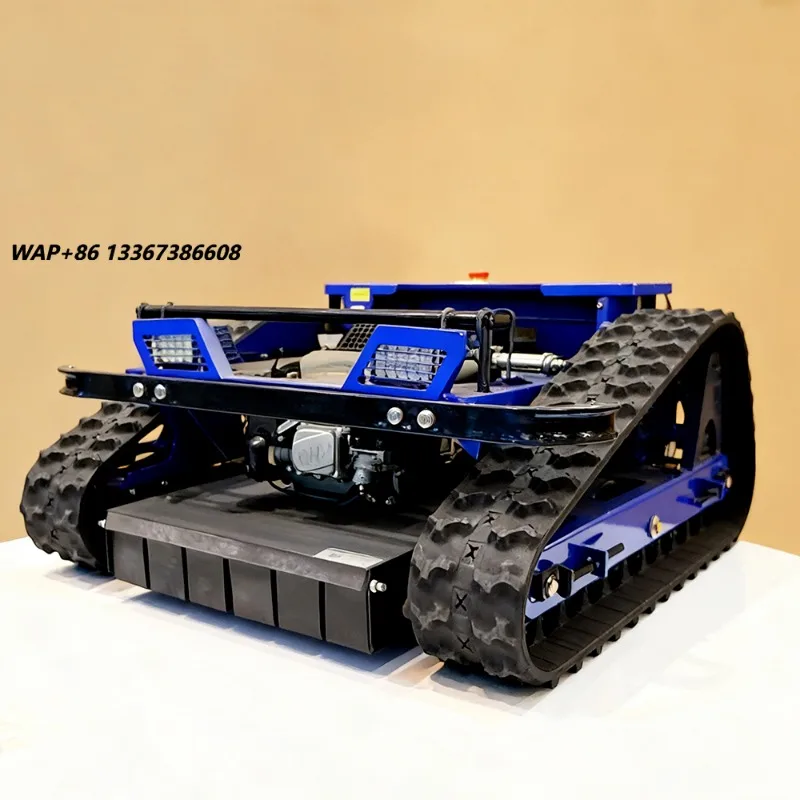 Hot Selling Crawler Lawn Mower Anti-Slip Rubber Track Stable Driving on Muddy Wet Rocky Complex Ground