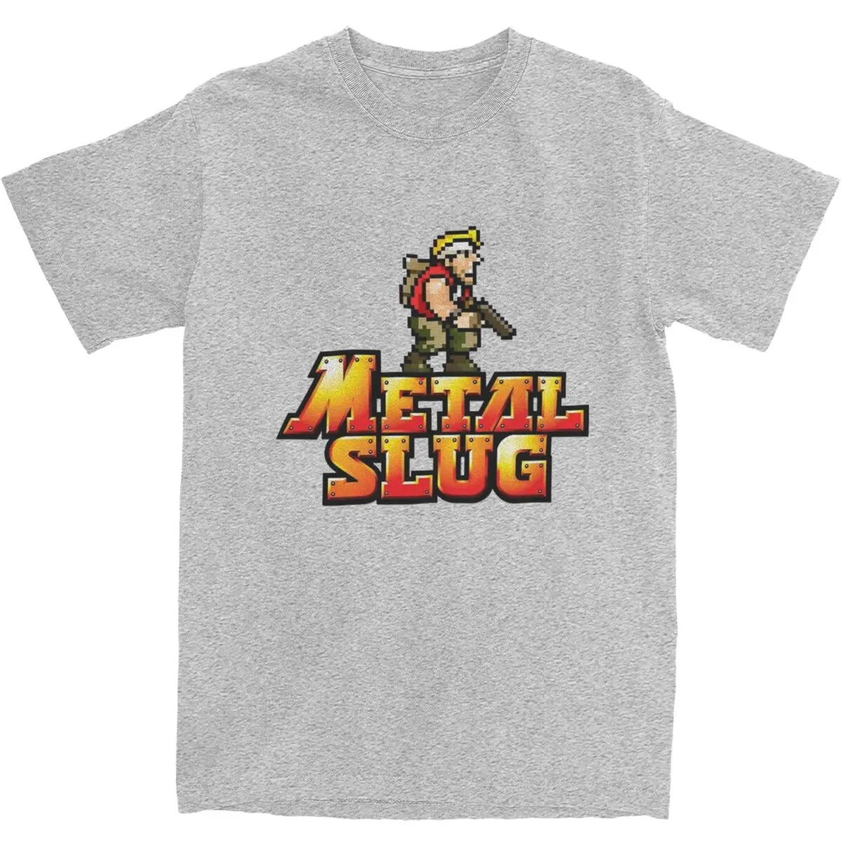 Men Women Metal Slug Game Shirt Apparel Classic Gaming 100% Cotton Tops T-shirt Awesome Tees New Arrival