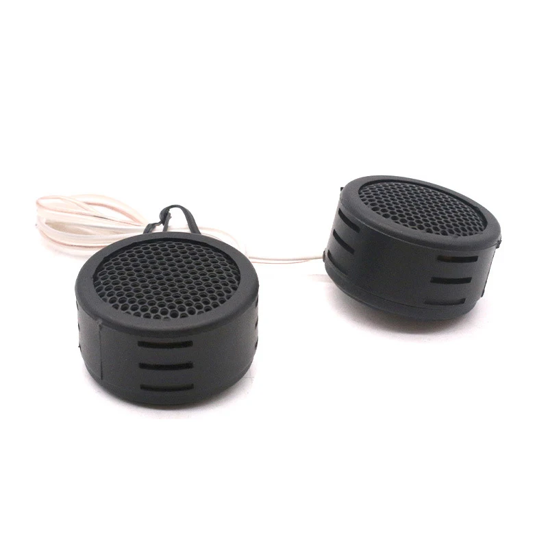 New 2pcs Universal High Efficiency Mini Dome Tweeter Coil Loudspeaker 500W Loud Speaker Super Power Audio Sound for Car