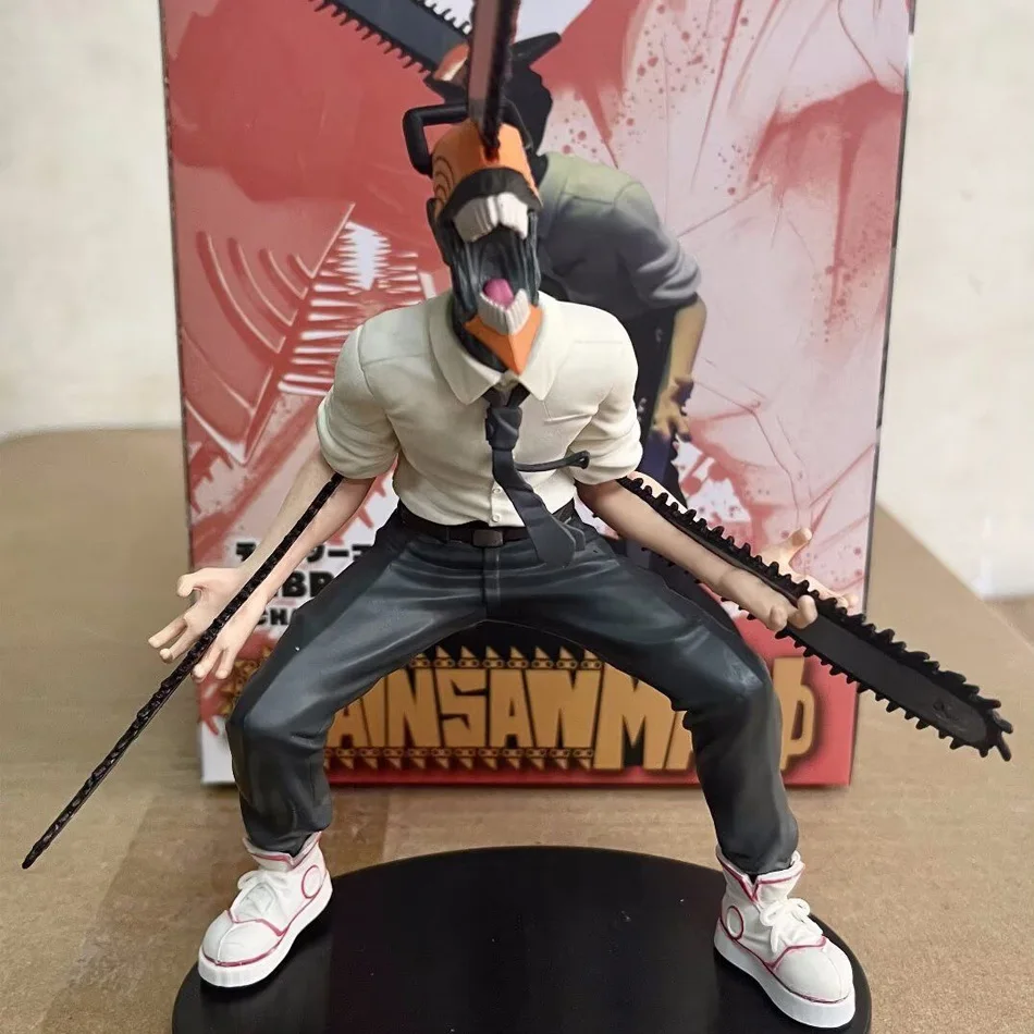 Figura de Acción de Denji de Chainsaw Man de 18 cm, Figura de PVC de Denji de Chainsaw Man, Muñeco Coleccionable para Adultos, Modelo Decorativo, Juguetes