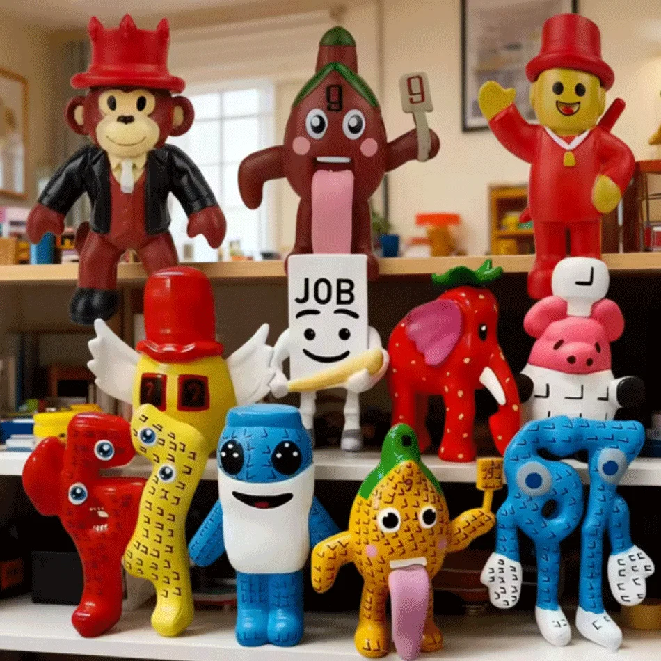 6-8 stks/set Steal a @ Brainrot-Game Beeldje Model Desktop Leuke Action Figure PVC Collectie Anime Beeldje Kawaii Model Speelgoed