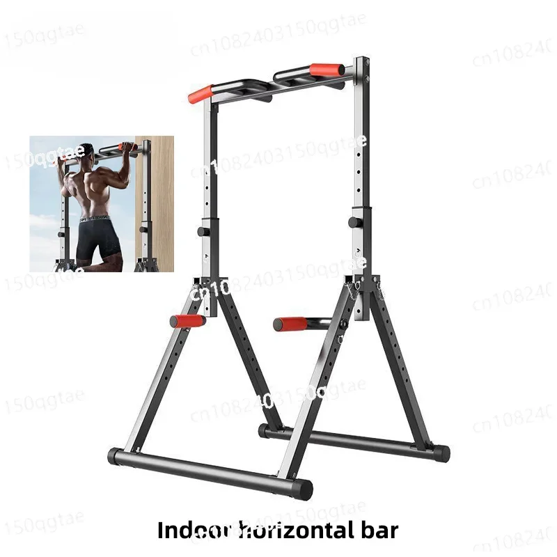 Folding Horizontal Bar Multi-functional Indoor Home Courtyard Steel Pipe Telescopic Pull-up Without Punching Fitness Rack