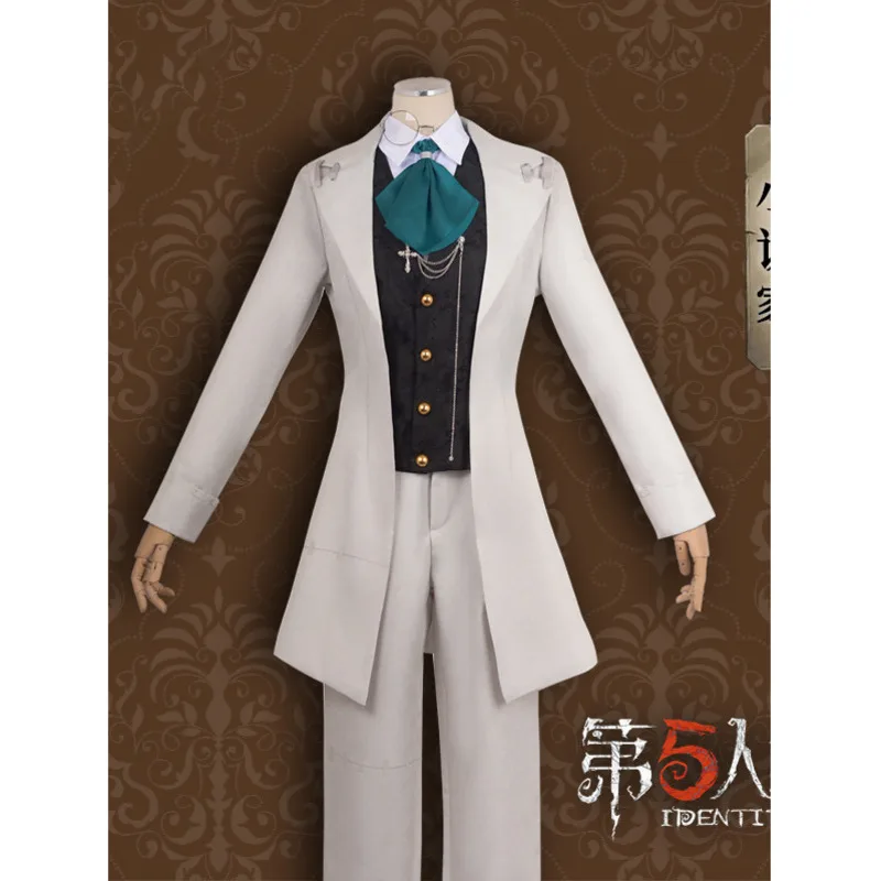 

Halloween Cosplay Identity V Novelist Cosplay Orpheus Cosplay Set Game Survivor Original Skin Game Suit Men Uniform