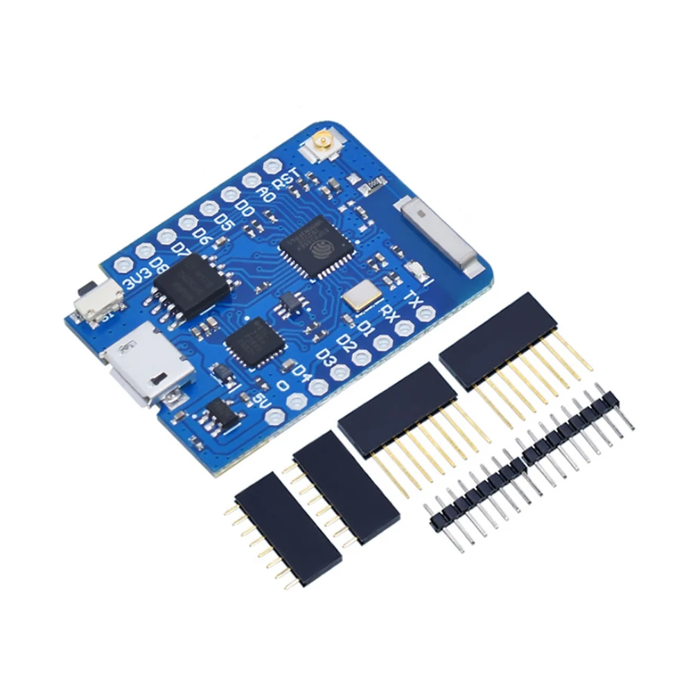 ESP8266 ESP-12 ESP-12F CH340G CH340 V2 USB WeMos D1 Mini PRO V3.0.0 WIFI Development Board NodeMCU Lua IOT Board 3.3V With Pins