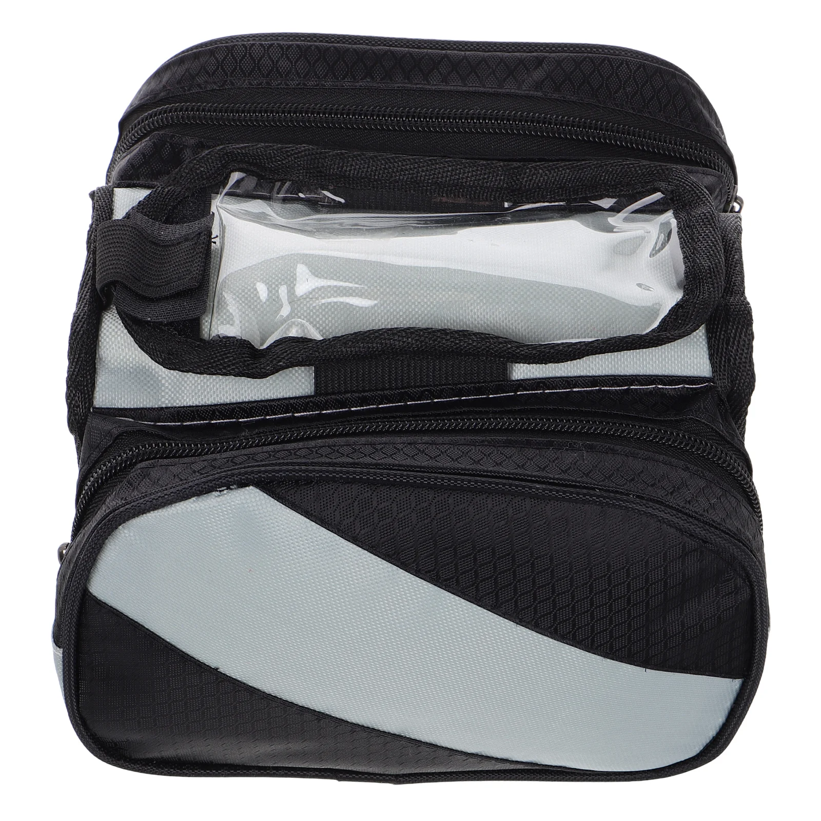 

Bicycle Handlebar Bag Large Capacity Waterproof Oxford Fabric Bike Storage Bag for Mountain Road Fixedgear Bikes Phone Holder