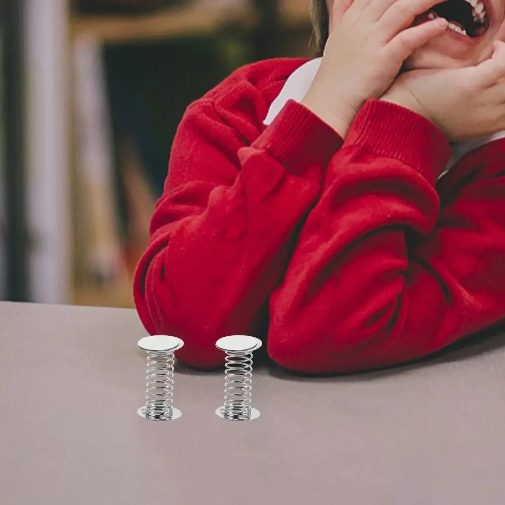 10 個新 2.5 センチメートルバウンススタンディ春おもちゃダッシュボード DIY 人形ヘッドスプリングベースホームおもちゃアクセサリースプリングベース