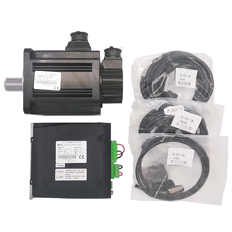 Servo Motor Waterproof Protect Feature AC 750 Watt 220V Ie 3 100W 3000rpm 50hz Three-phase  Drip-proof 2500PPR 0.32