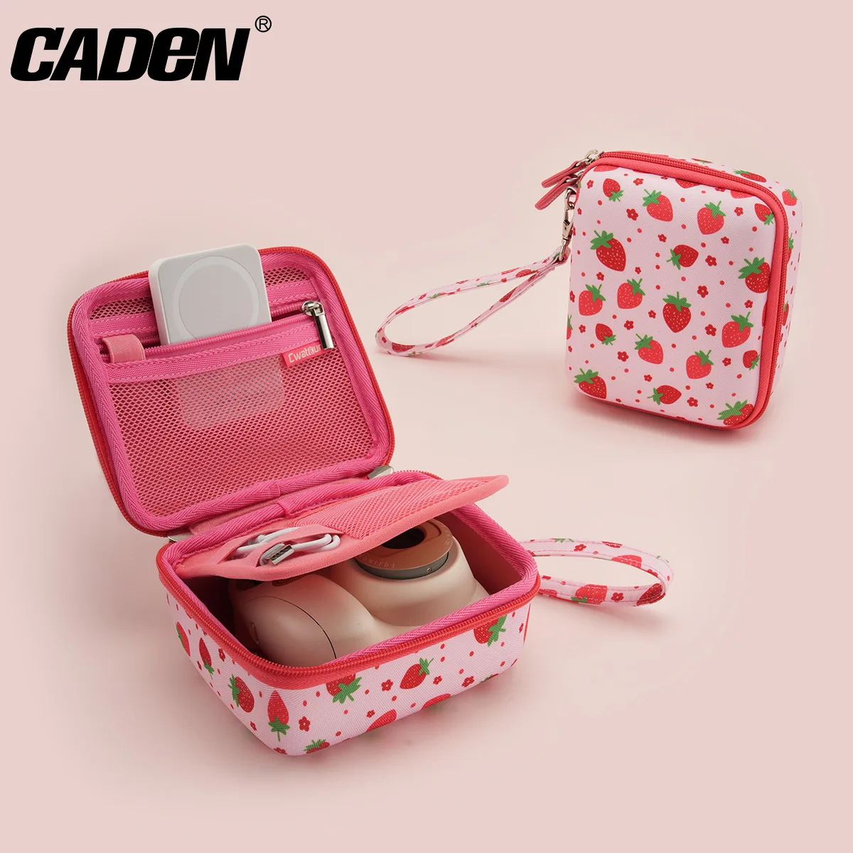 

CADeN Kaden Polaroid Camera Bag Shockproof Camera Protective Case Portable Photography Bag Hard Case Clutch Camera Bag