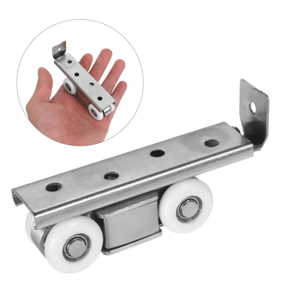 

Подвесное колесо для раздвижной двери из нержавеющей стали, утолщенный шкив для раздвижной двери с высокой нагрузкой, гладкий ролик, устойчивый к атмосферным воздействиям