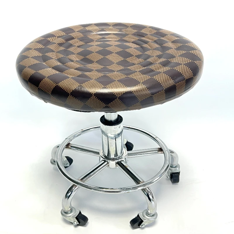 Modern Minimalist Round Bar Chair Lift Swivel Front Desk Stool Premium Home Stool Stool