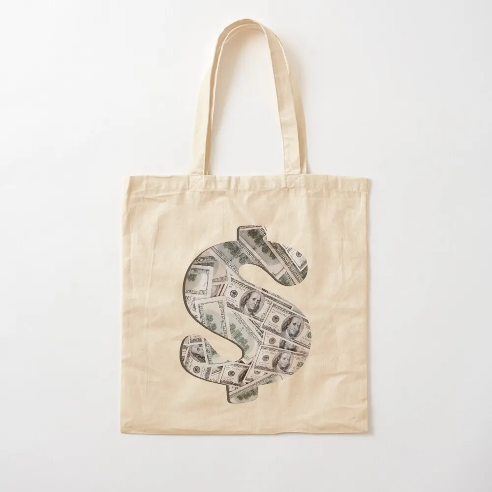 

Hundred Dollar Bills Tote Bag Women bags Woman shopper bag Canvas Tote Bag