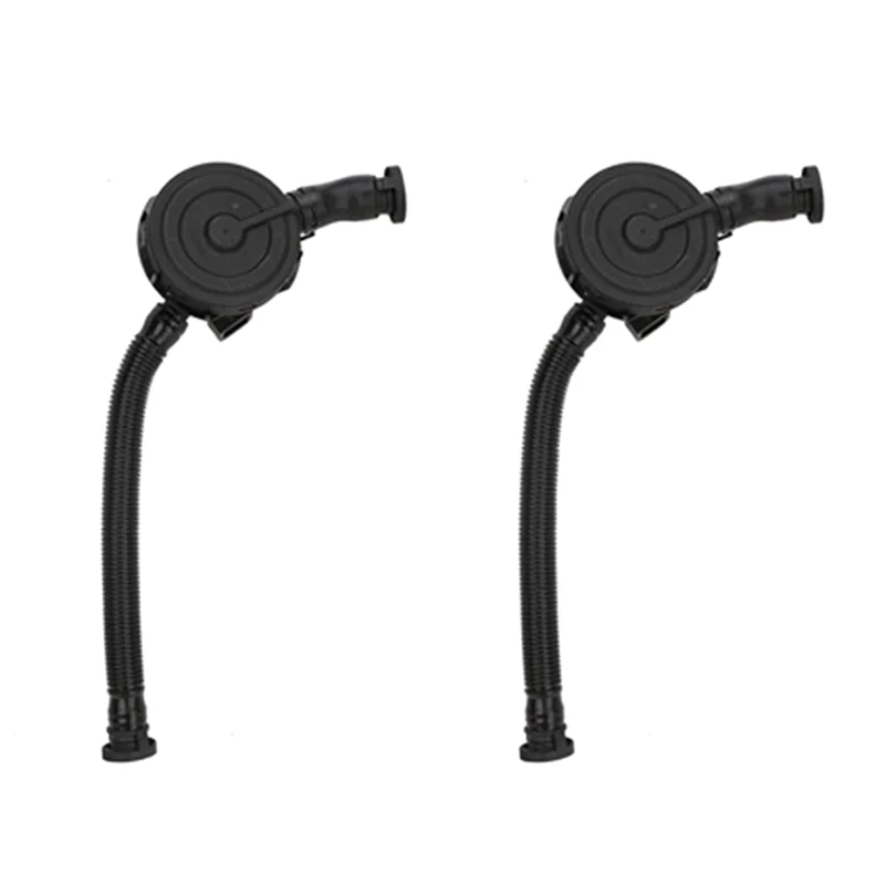 

2 PCS Car Crankcase Vent Valve Automotive Supplies Black ABS For Cayenne 2004-2006 3.2L V6 95511076500 955 110 765 00