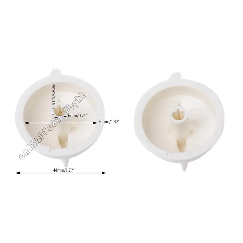 2Pcs Microwave Oven Rotary Knob Timer Plastic Control Switch For Universal 4XFB