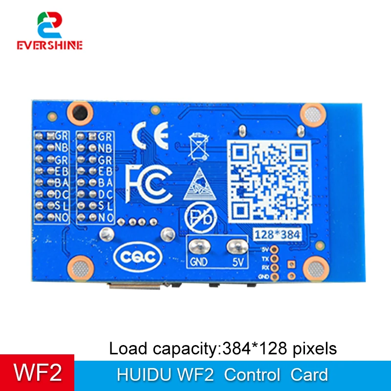 HUIDU WF2 LED Control Card WIFI LED Display Controller Card Max Load 384*128 Pixels USB WIFI Wireless Control For Small LED Sign