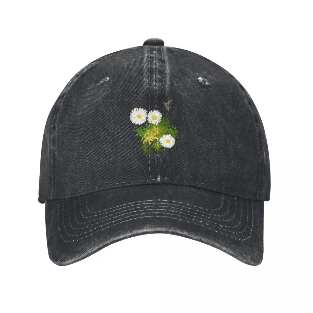 Flowers and Bee Baseball Cap Hat Man For The Sun Anime Hat Men's Luxury Women's