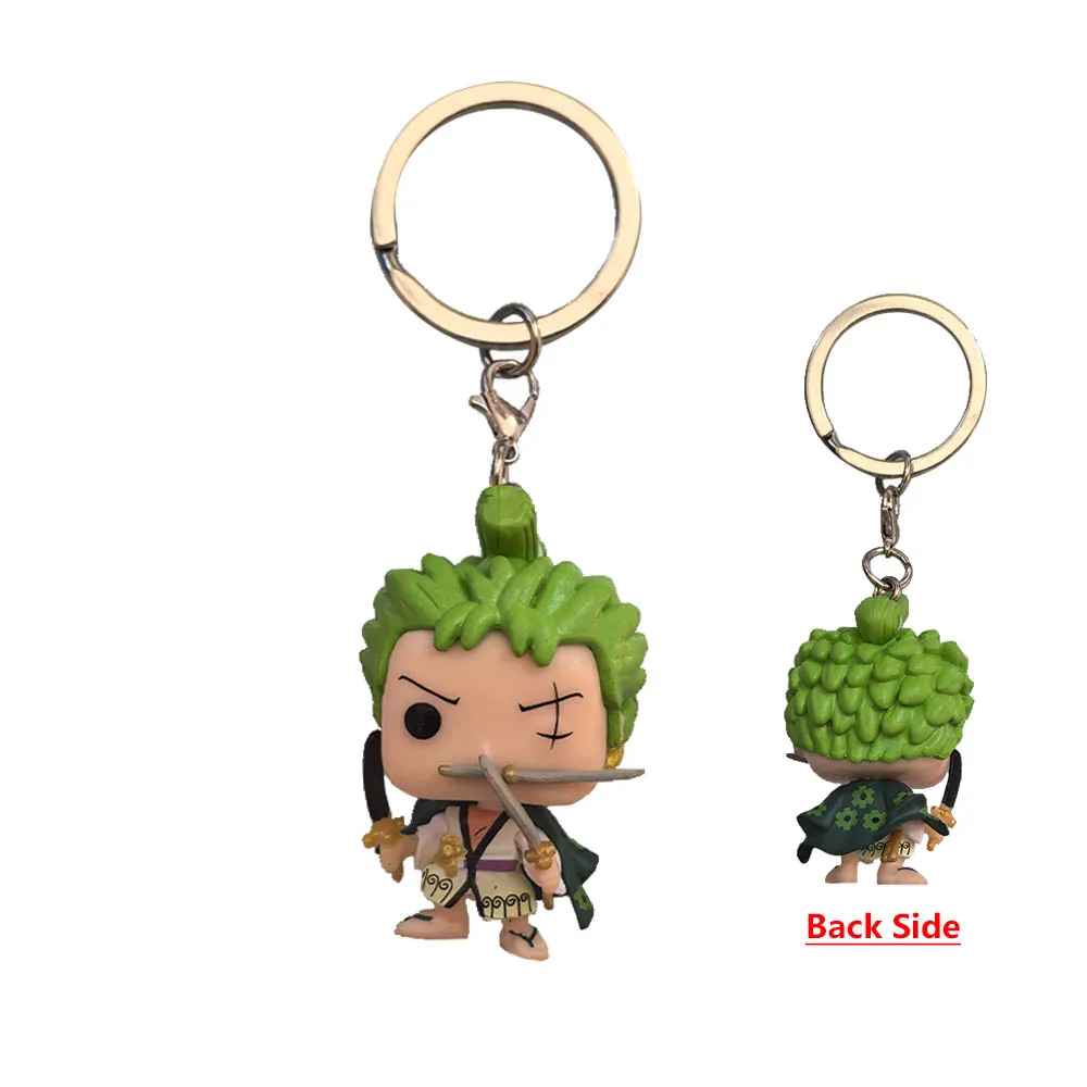 Anime Wano Country Figur Schlüsselanhänger Luffy Roronoa Zoro Tony Chopper Anhänger Schlüsselring Rucksack-Hängedekoration – Detail 4