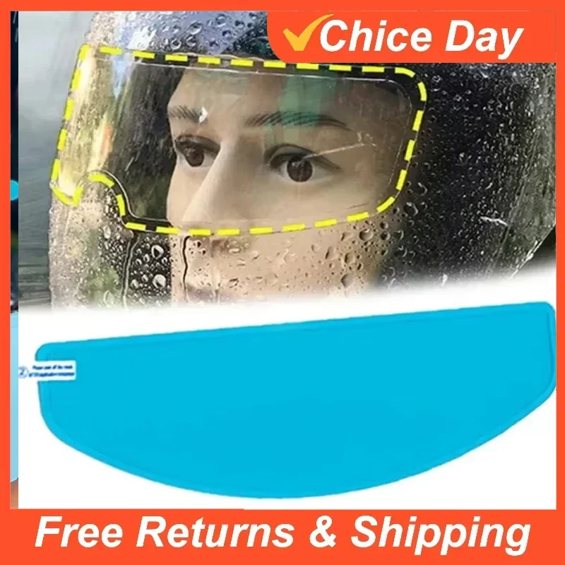 Motorcycle Helmet Clear Anti-Fog Rainproof Film Helmet Lens Durable Nano Coating Sticker Moto Safety Driving Helmet Amagi