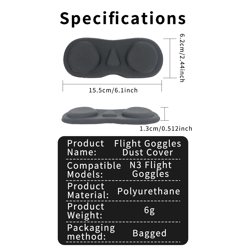 JMT Kopfband für DJI AVATA 2 Goggles N3 Flugbrille, Entlastungs-Kopfband für Goggles 2 Integrierte Version 488x22x2,5mm – Detail 29