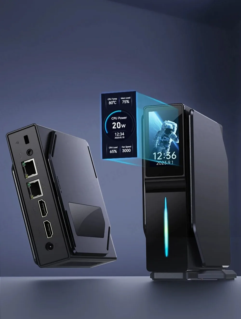 S1 N95 N100 Mini PC 12th Gen Light Office Media Desktop Computer Home