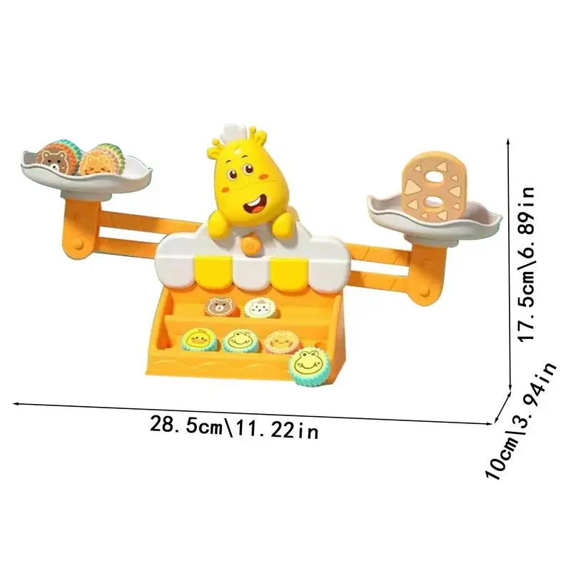 BALANCE Scale ของเล่น Cool GiraffeBalance นับของเล่นเกมคณิตศาสตร์ยีราฟ BALANCE นับของเล่นสนุกการศึกษาเด็กของขวัญ