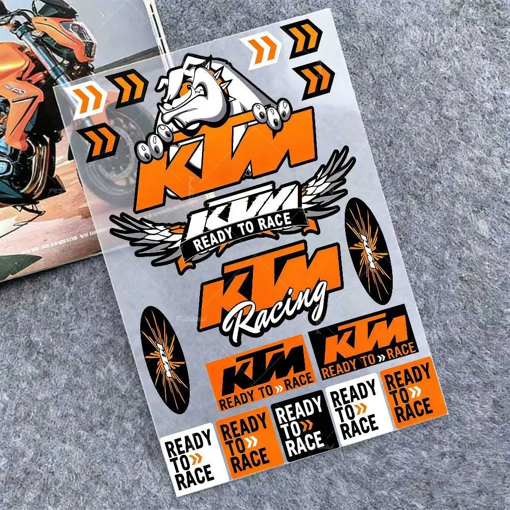 For KTM Stickers Moto Sticker Auto Body Bumper Windows Motorcycle Laptop Walls Vinyl Decal Car Tuning Accessories