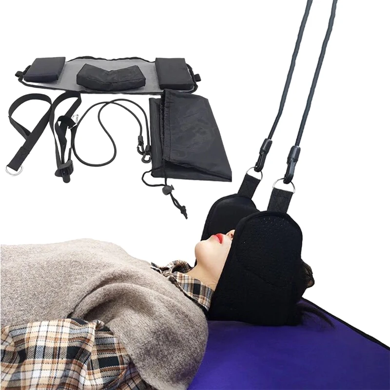 

Neck Stretcher Hammock Stand For Neck Traction Massager Cervicales To Reduce Neck Pain Relief Relaxation With Free Eye Mask