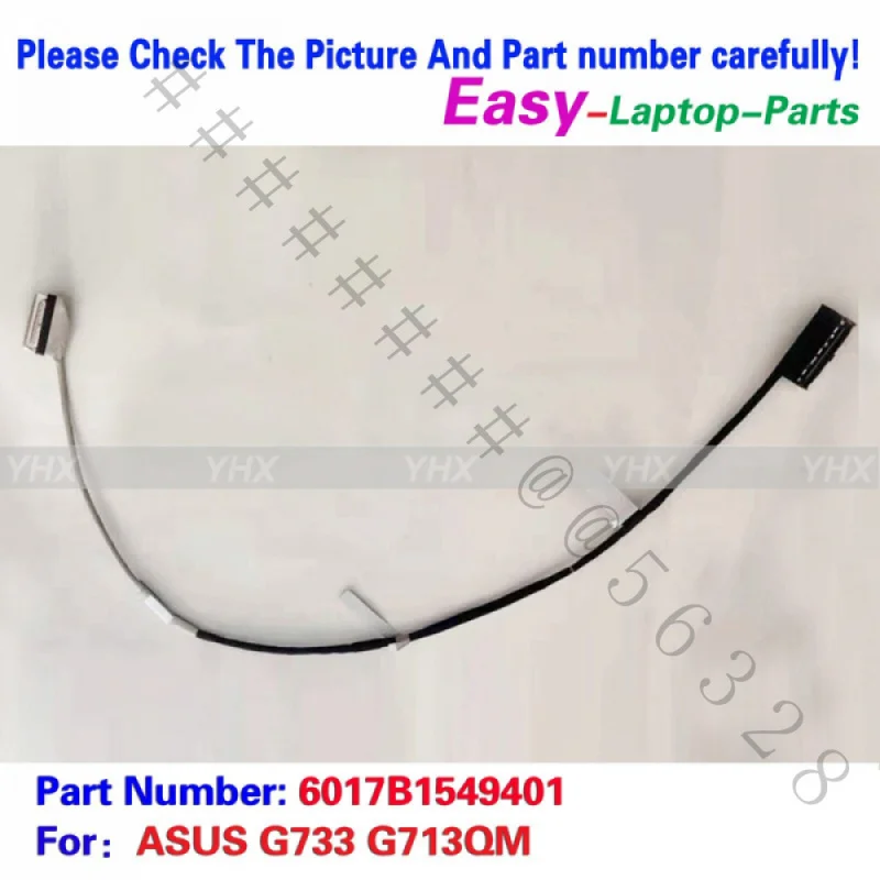 SSS+New FHD 300HZ 0.4mm EDP Screen Cable For ASUS G733 G713QM P/N 6017B1549401 Laptop Replacement Repair Part