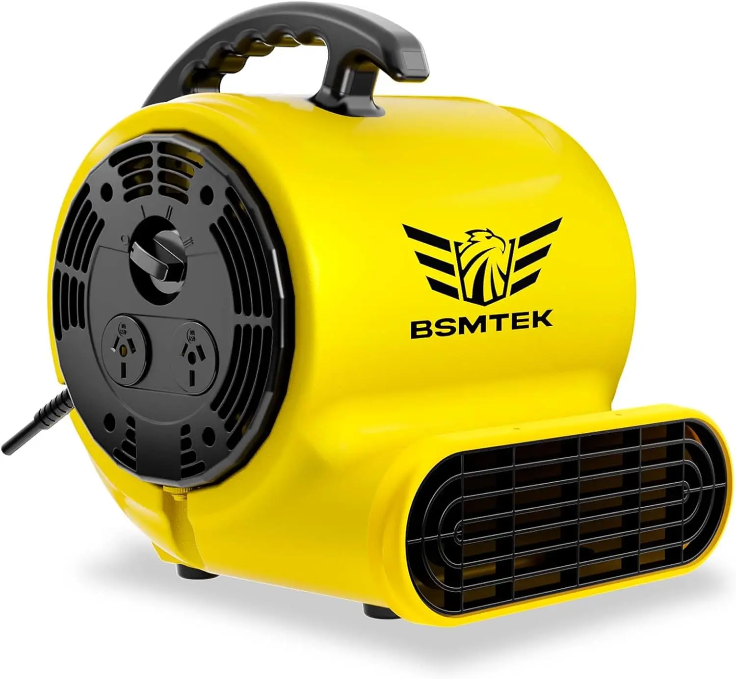 

1250 CFM Air Mover Blower Fan, Floor Blower Dryer - Timer for Industria, 3 Speeds, 5 Adjustable Angles, Carpet Buckles, Stackabl