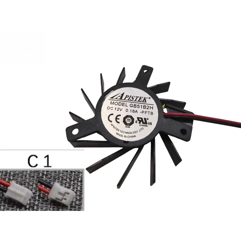 5010 bracket GB51B2H diameter 4.4CM hole spacing 3.5-3 5-2.7 cm industrial computer radiator fan
