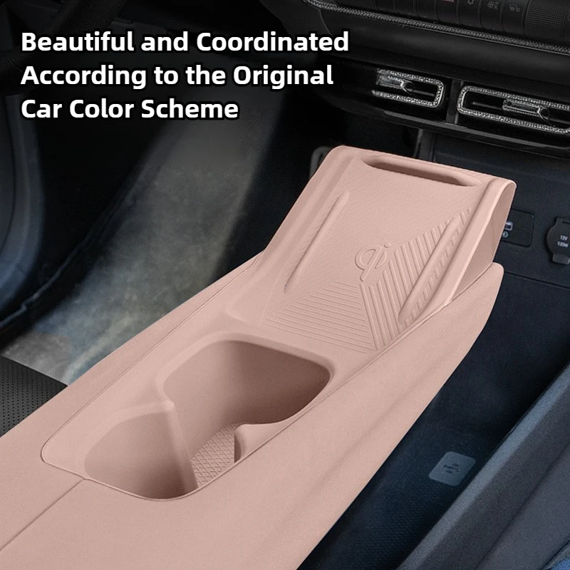 

2026 New For BYD SEAGULL Dolphin MINI 2023 2024 Central Console Silicone Wireless Charger Pad Interior Modification Accessories
