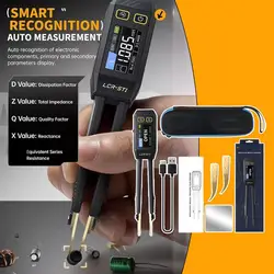 Mini Smart Tweezer LCR SMD ESR Tester Resistance Capacitance Inductance Continuity Diode Test Measurement Tools