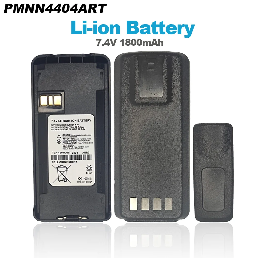 PMNN4404ART-Batterie de remplacement pour talkie-walkie perforé, pour radios bidirectionnelles, extra ion, pour CP185 EP350 CP1200 CPlingCP1600