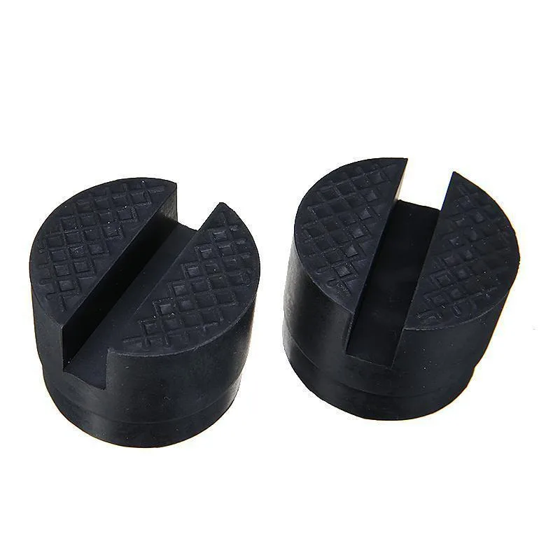 1PC Universal Jack Rubber Support Pad Durable Wear Resistant Car Slotted Frame Rail Floor Socket Adapter Lifting Rubber Pad