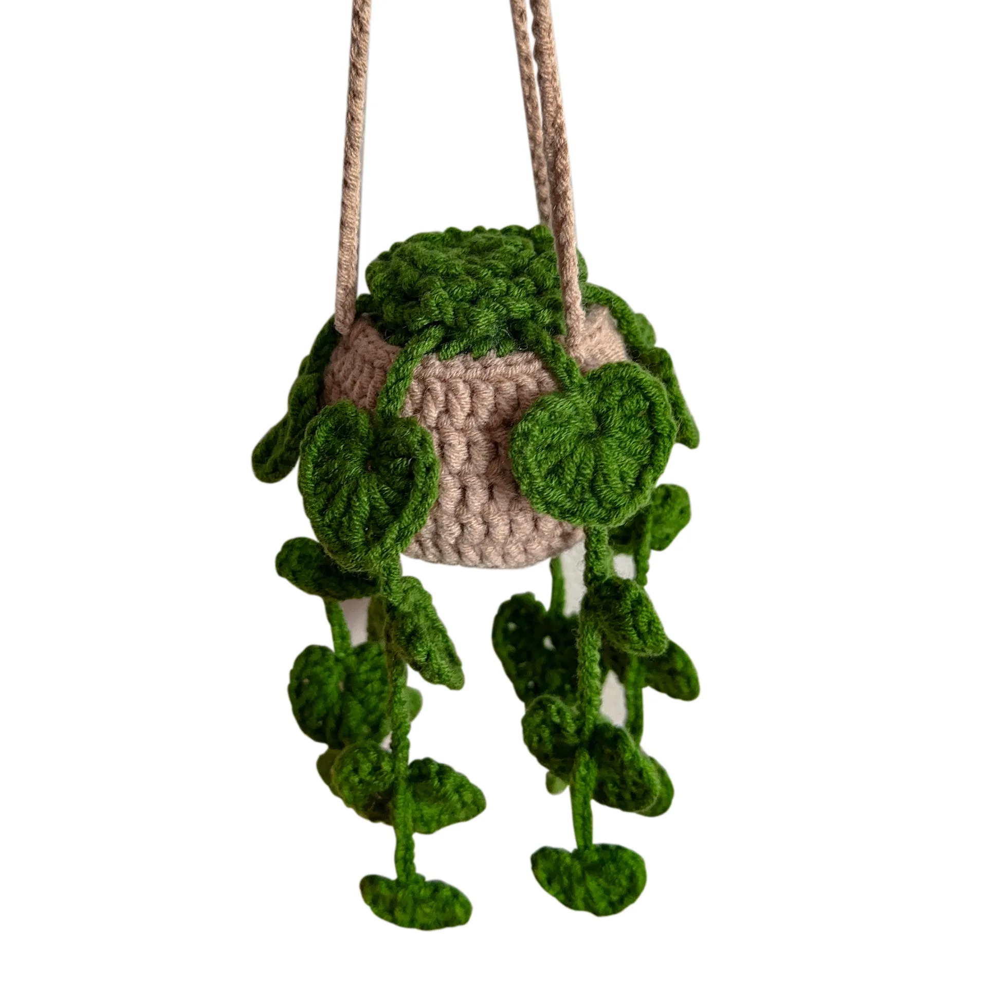 Crochet Kit Plant Series Creative Hanging Basket Greenery Handmade Knitting Decorations Material Package Non-finished Products
