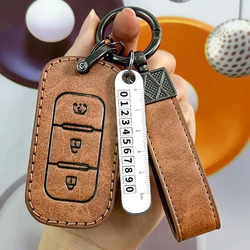 Car Key Cover Remote Fobs Cases Protector Keychain Holder Auto Accessories For DFSK Dongfeng Fengguang 580 DFM Glory 560 500