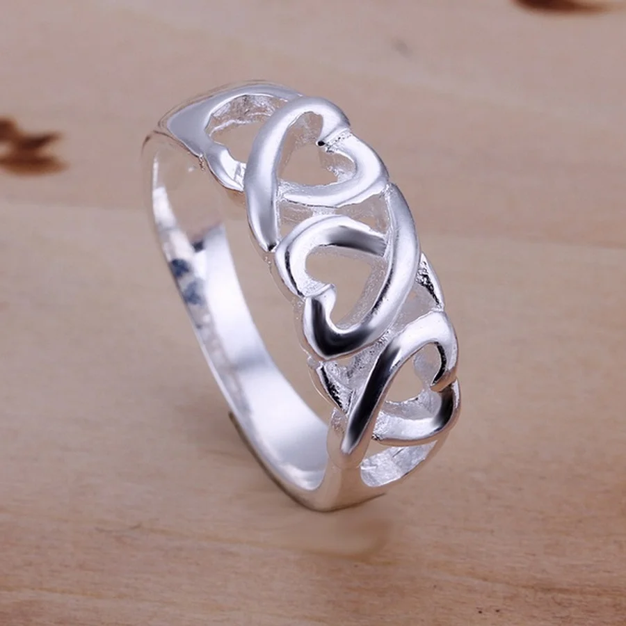 

Hot Sell Wholesale 925 Sterling Silver Wedding Weomen Lady Ring , Jewelry Nice Cute Charming Fashion Free Shipping