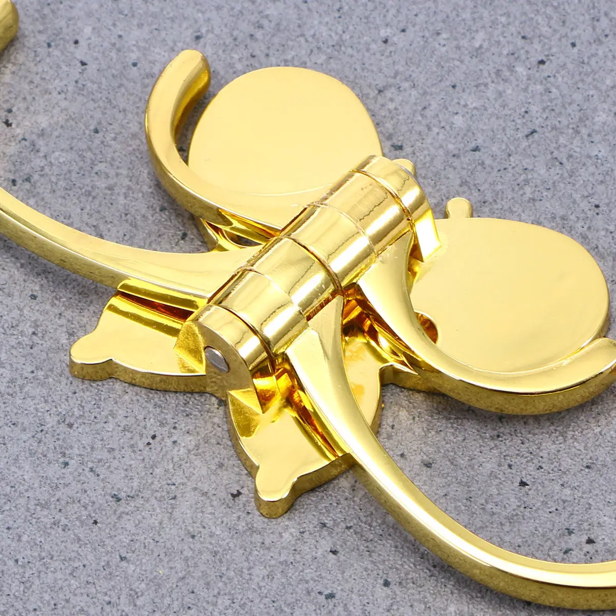Wearproof Coat Hook Triple Space-saving Swing Arm with Four Arms Swivel Sturdy Corrosion Resistant - view 2