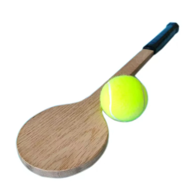 

Wooden Tennis Rackets Beginners Practice Tennis Rackets Professional Training Lightweight Racket Portable Sports Equipments