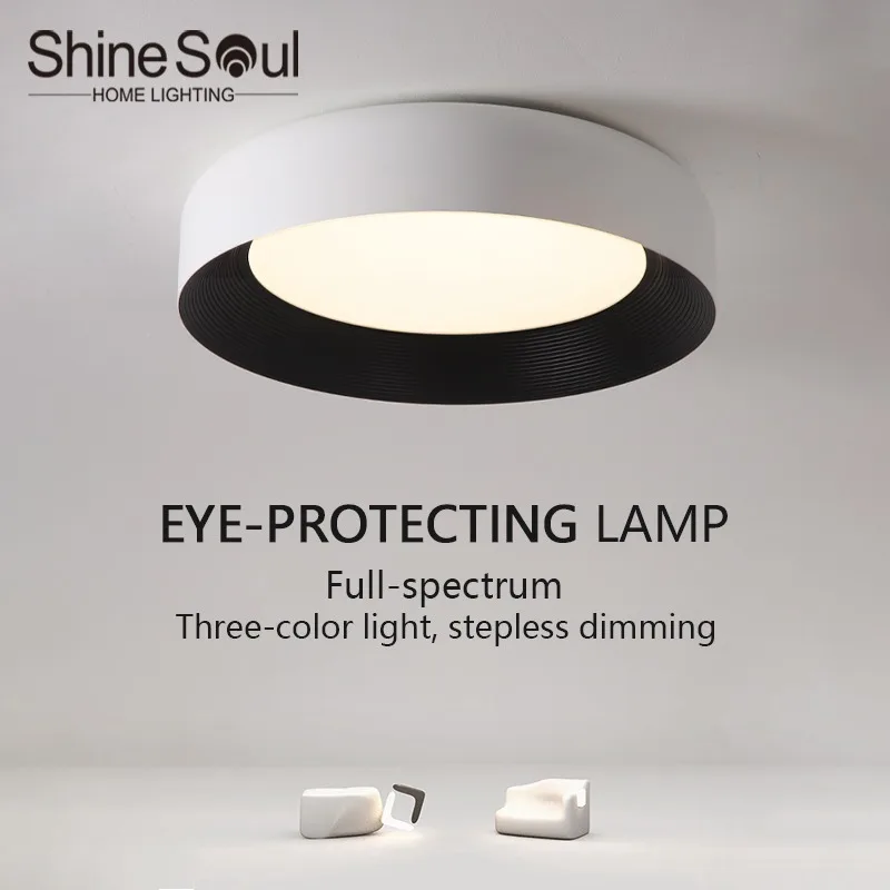 

Nordic Dimmable Ceiling Light Circular LED Ceiling Lamp Living Room Kitchen Hotel Bedroom Modern Creative Home Decor Lighting