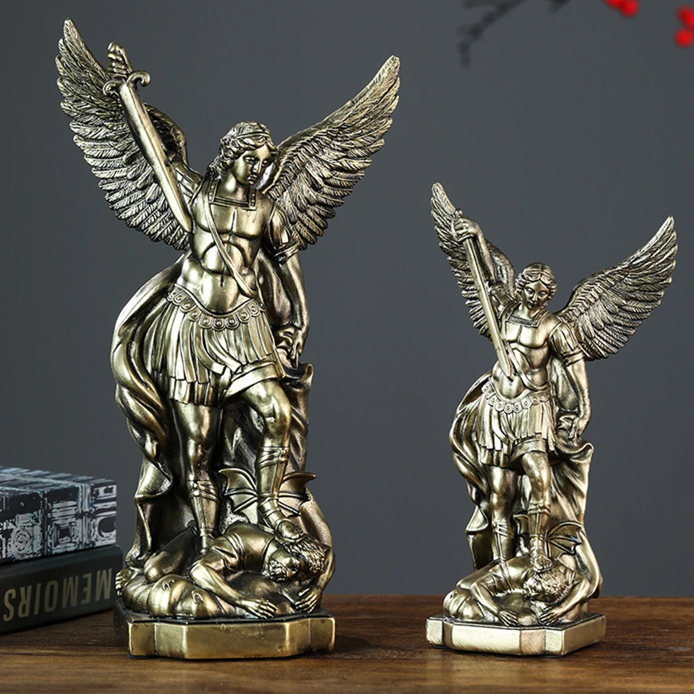 Central Greece War God Ornament, Home decor desktop ornaments Trendy resin crafts, Office statue decoration Housewarming gift