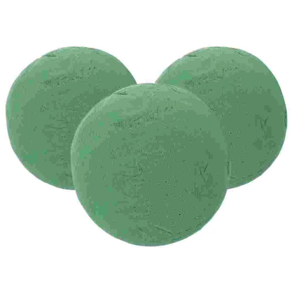 3 Pcs Foam Balls Flowers and Green Plants Fresh-keeping Arrangement Absorbent Sponge Mud Floral Foams Artificial Florist