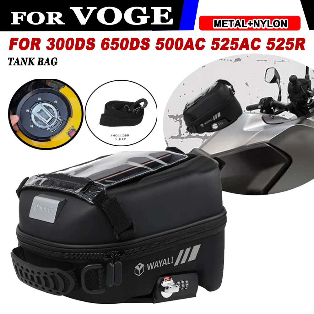 For VOGE 500AC 525AC 350AC 500R 650DS 650DSX 300DS 500 AC ACX 650 DSX 300 DS 2023 Fuel Tank Bag Navigation Package Storage Bag