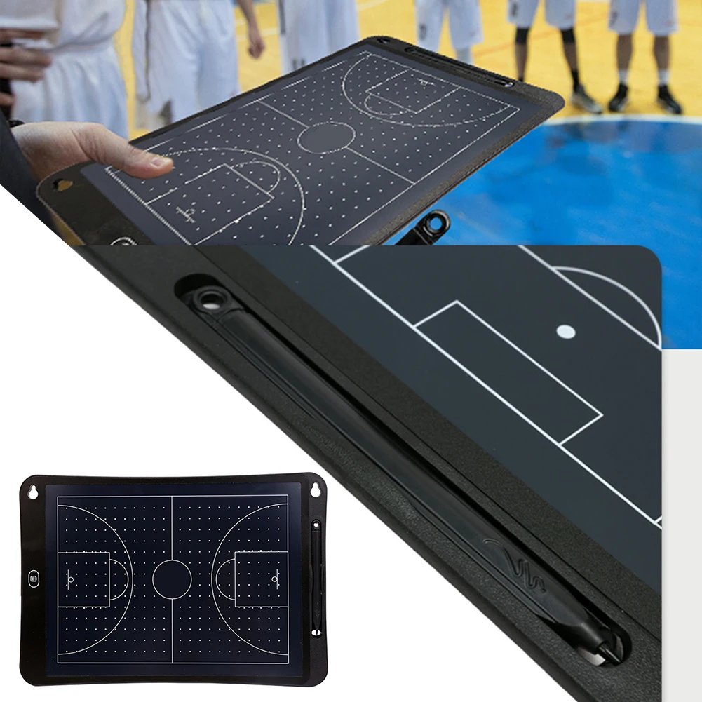 Electronic Coaching Board Basketball Soccer Football Coaching LCD Board Football Basketball Training Equipment W/ Lock Function