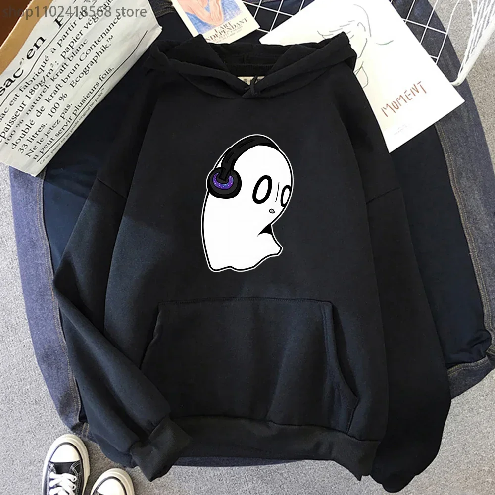 

Women Hoodies Undertale Game Ghost Sweatshirt for Men Clothes Male Clothing Cartoon Napstablook Pullovers Unisex Y2k Hoodie Full