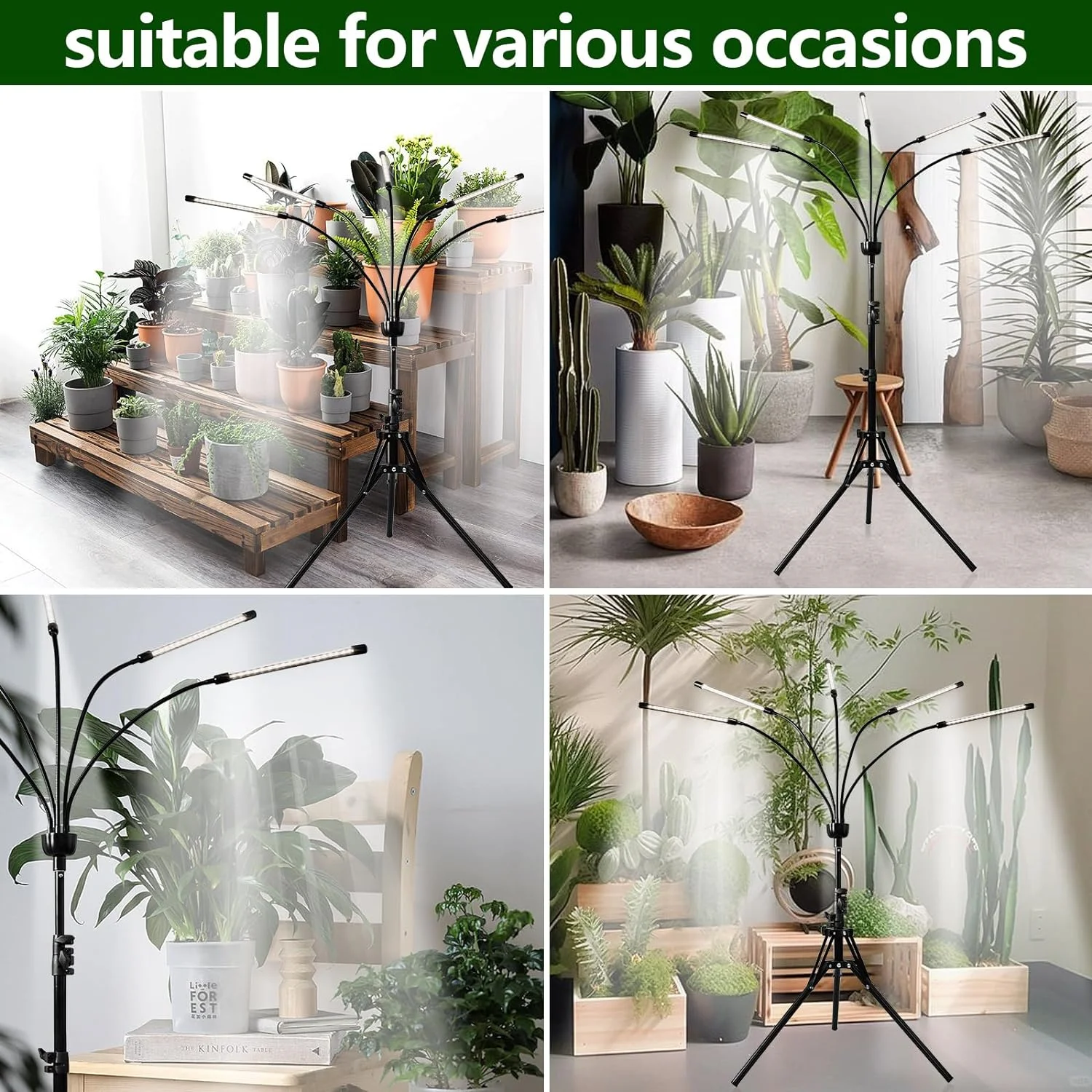 Tripod 6000K USB Phyto Lamp Full Spectrum Hydroponics LED Grow Light Indoor Plants Lamp Greenhouse Veg Flower Phytolamp Grow Box