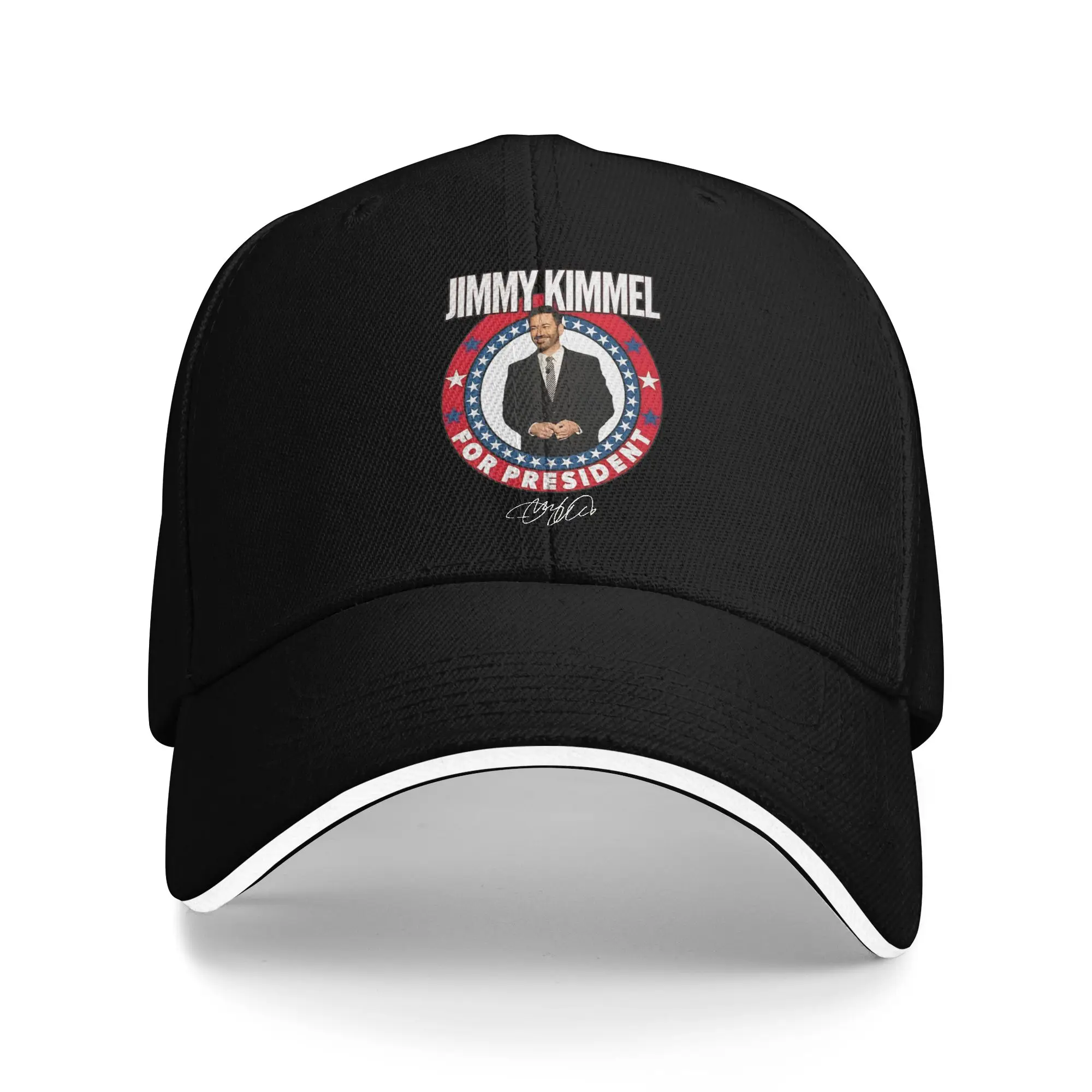 Jimmy Kimmel For President Talk Show Host Celeb Baseball Cap Retro Trucker Hat Summer Female Male Outdoor Sport Baseball Caps