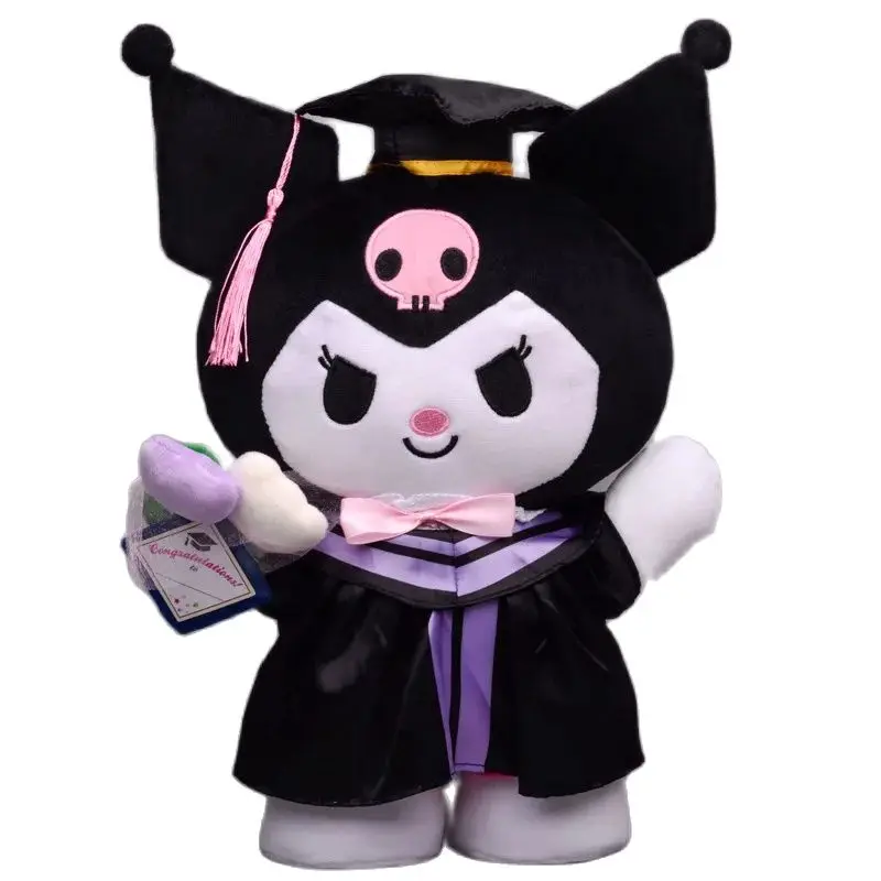 35/25cm Anime Plush Cartoon Graduation Plushies Doll Kawaii Soft Stuffed Graduation Gifts for Boys and Girls