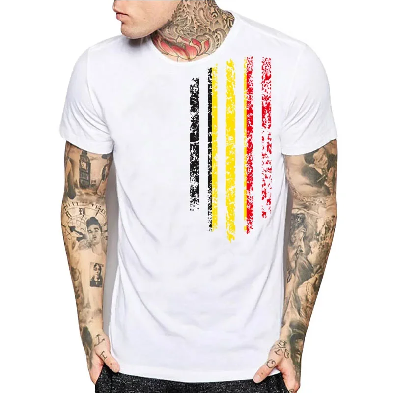 Belgia zabawna flaga męskie T-Shirt casualowe koszulki 100%