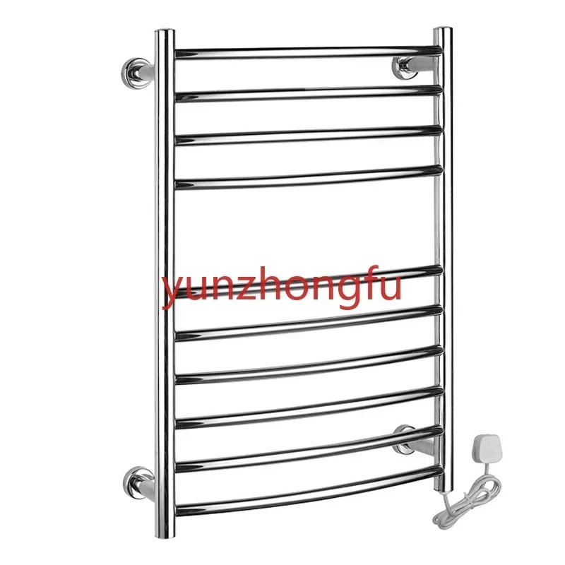 Electric Towel Rack 304 Stainless Steel 45°C Constant Temperature 5min Heated Rail Warmer 520*750*125mm 110V/220V